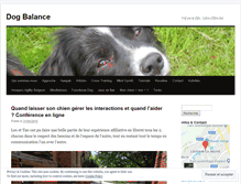 Tablet Screenshot of dogbalance.net